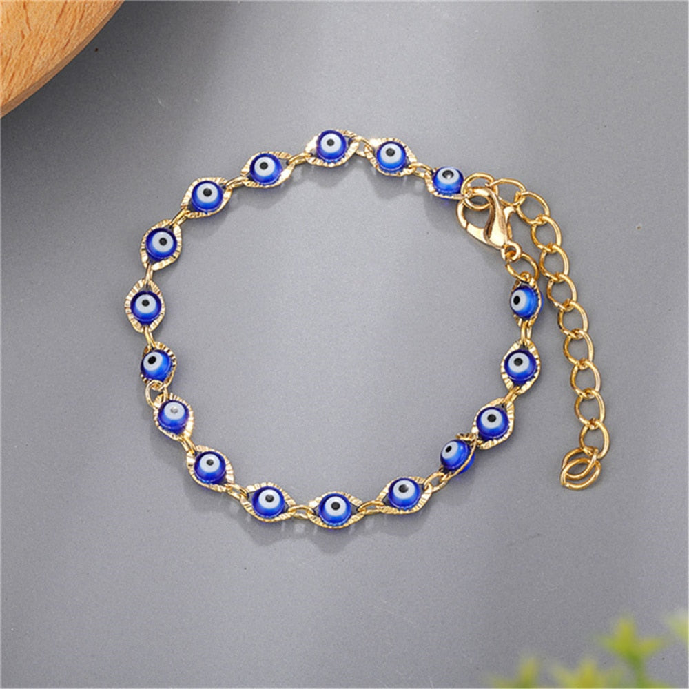 Eye Charming Gold Bracelets