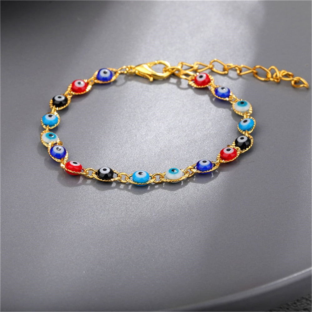 Eye Charming Gold Bracelets