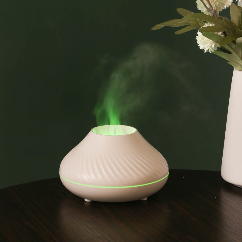 Flame Aroma Diffuser Oil Air Humidifier