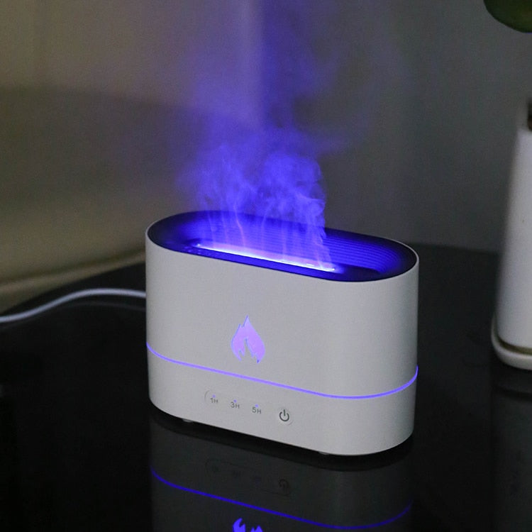 Flame Aroma Diffuser Oil Air Humidifier