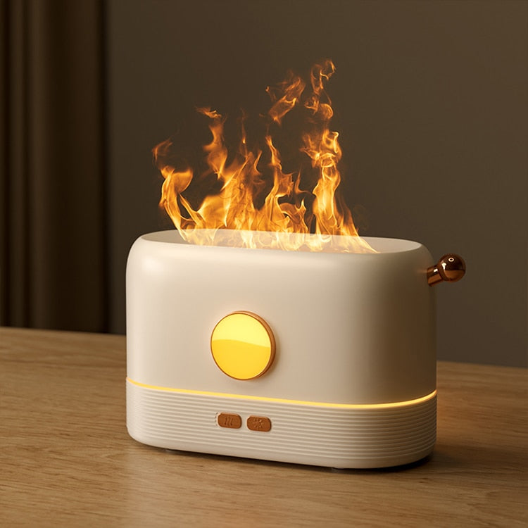 Flame Aroma Diffuser Oil Air Humidifier